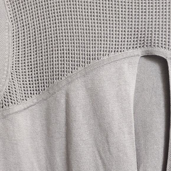 Lululemon Back to Balance Open Back Lavender Cashlu Knit Sweater M/L - Picture 4 of 7